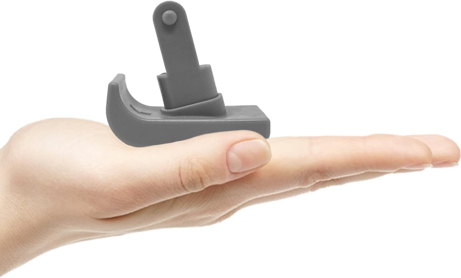 'Click & Go' Ski Glides for Stander EZ Fold-N-Go Travel Walker and Able Life Space Saver Walker (Gray)