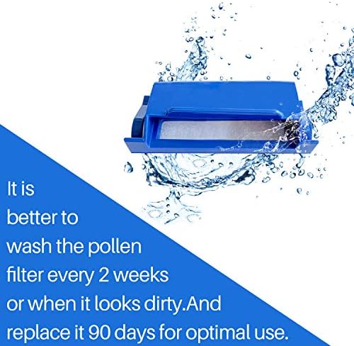 16 Packs-Reusable Pollen Filters, Compatible with Philips DreamStation and BiPAP Machines, CPAP Filters Replacement Supplies Accessories