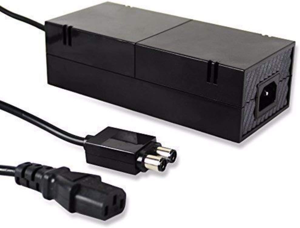 AC Adapter Charger Power Supply Cord Cable for Microsoft Xbox One Console Brick (Renewed)