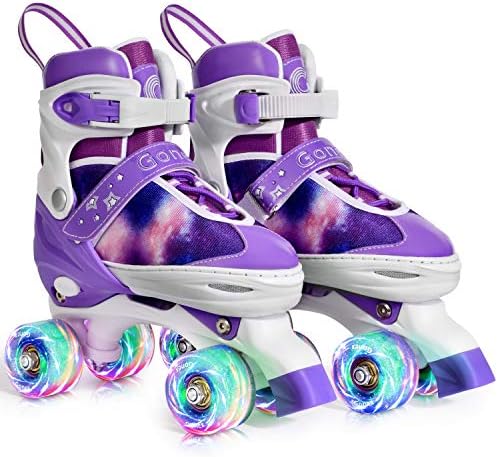 Gonex Roller Skates for Girls Kids Women with Light-Up Wheels