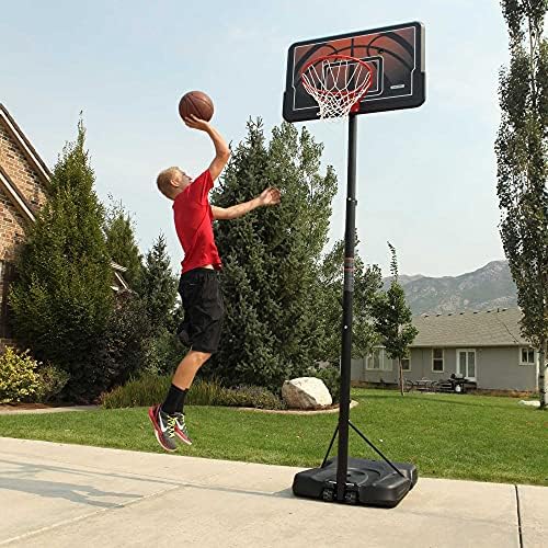 Lifetime Height Adjustable Portable Basketball System, 44 Inch Backboard