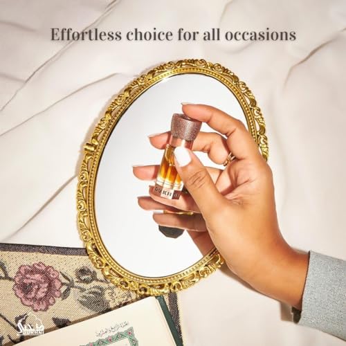 Dukhni Sandalia Attar Oil 6ml Sandal Perfume Oil | Luxury Islamic Gifts | Pure Sandalwood Attar Perfume Oil for Men & Women | Premium, Non-Alcoholic