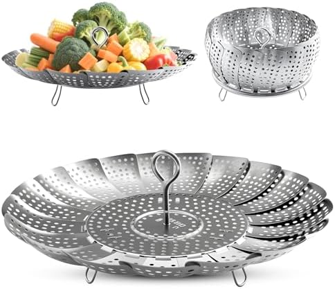 Steamer Basket Stainless Steel Instant Pot Accessories for Food and Vegetable