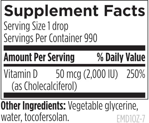 Designs for Health Hi-Po Emulsi Vitamin D Drops - Liquid Vitamin D 2000 IU