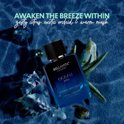 Bellavita Luxury CEO MAN Eau de Parfum | 100 ml (3.4 fl.oz.) | Perfume for Men | Mandarin, Lemon, Lavender