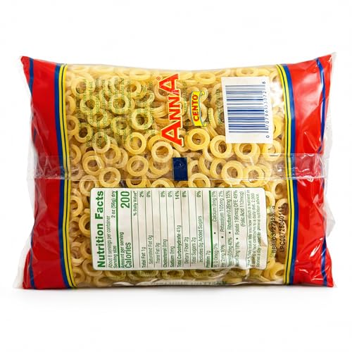Anna - Italian Anellini Siciliani Pasta #72, (4)- 16 oz. Pkgs.