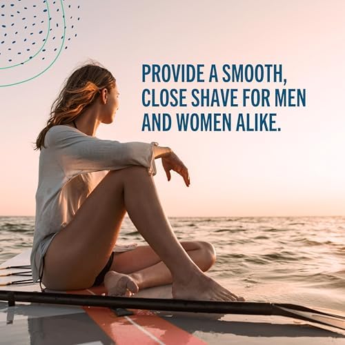 Preserve Shave 3 Razor Blade Refills, Titanium-Coated, Vitamin E, Aloe, 4ct | Unisex Refills for Face & Body; Fits Shave 3 & Triple Razor Handles; Eco-Friendly Paperboard; Cruelty-Free