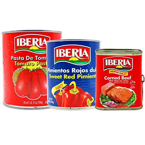 Iberia Corned Beef, 12 oz, Premium Quality Corned Beef With Natural Juices, Halal