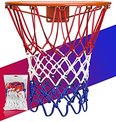 Basketball Net Replacement Heavy Duty, 2023 Professional On-Court Quality [6.88Ounce], Fits Outdoor Indoor Standard Rim