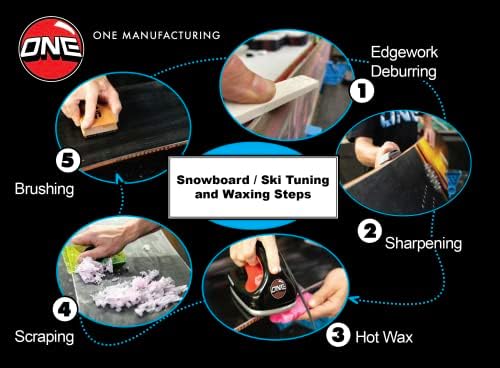 ONE MFG - F1 Hot Wax/Rub-on Universal Speed Conditions Formula Wax – Snowboard/Ski/Nordic 165g-High-Performance