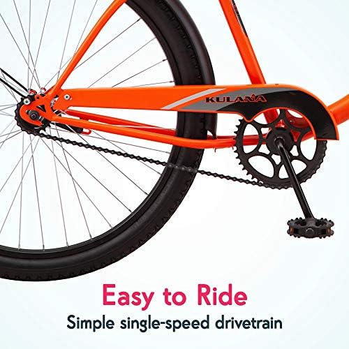 Kulana Lakona Shore, Tide or Wave Cruiser Bike, 20, 24 or 26 Inch Bike for Adults and Youth, 7 or Single Speed Beach Cruiser Bicycle