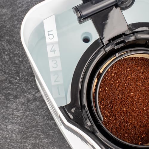 Capresso 5-Cup Mini Drip Coffee Maker, Black and Stainless Steel