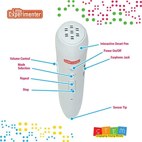 Little Experimenter Interactive 9" Talking Globe, Smart Pen, STEM Ages 8-12