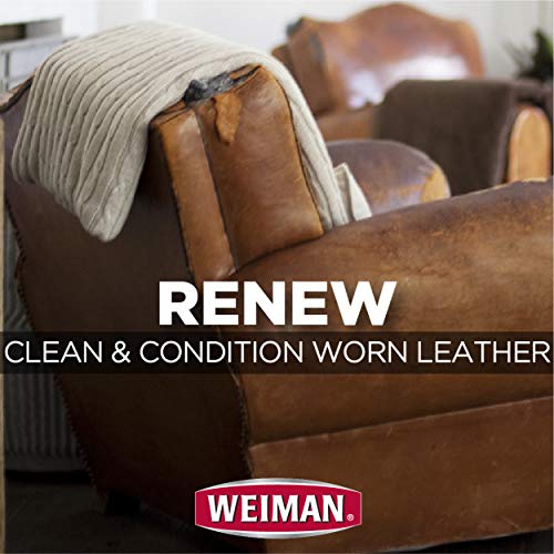 Weiman Leather Cleaner and Conditioner, 12 Fluid Ounce