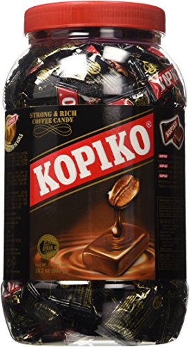 Kopiko Coffee Candy – Bold-Tasty Hard Candy from Indonesia with Real Coffee Extract – A Satisfying Boost for On-the-Go Energy (28.2oz Jar)