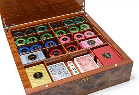 Bello Games Collezioni - Palermo Luxury Poker Chips & Card Set from Italy