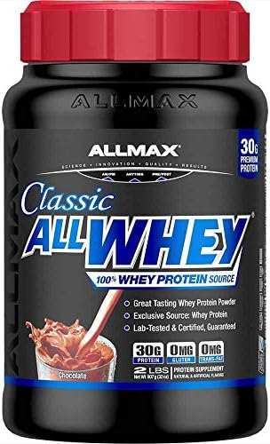 ALLMAX AllWhey Classic Whey Protein Powder, Chocolate, 5 lb