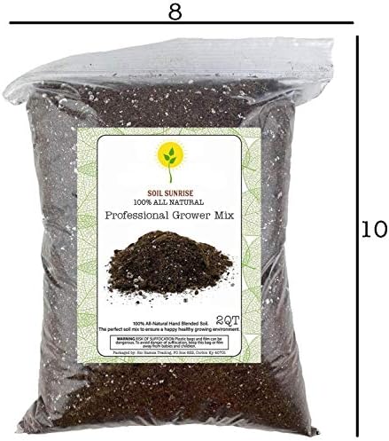 Planting Mix for Plant Propagation (4 Quarts), Hand Blended Soilless Mix for Propagating Plants, House Plants, and More