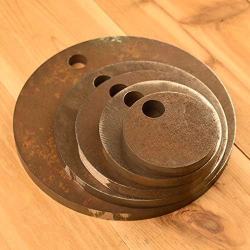 AR500 Steel Circle Shooting Targets 5-Pack (3", 4", 5", 6", 8") - 1/2" Thick, Rifle-Rated by HDSteelTargets