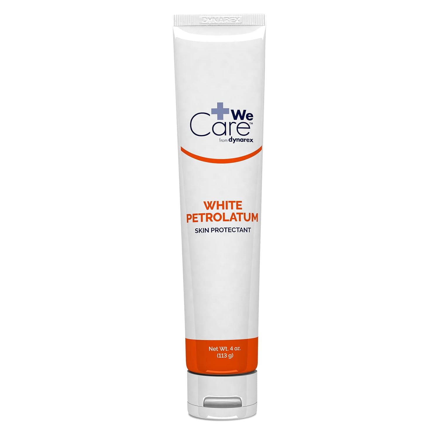 Dynarex 45 White Petroleum Flip Top Tube, Each 4 Ounce 1 Count