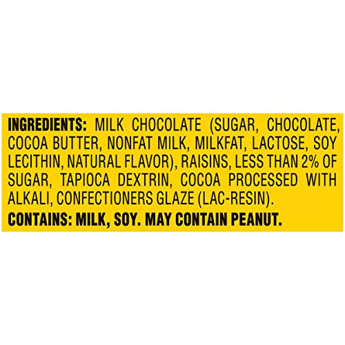 Raisinets, Milk Chocolate Covered California Raisins, Movie Theater Candy Box, 3.1 oz each, Bulk 15 Pack