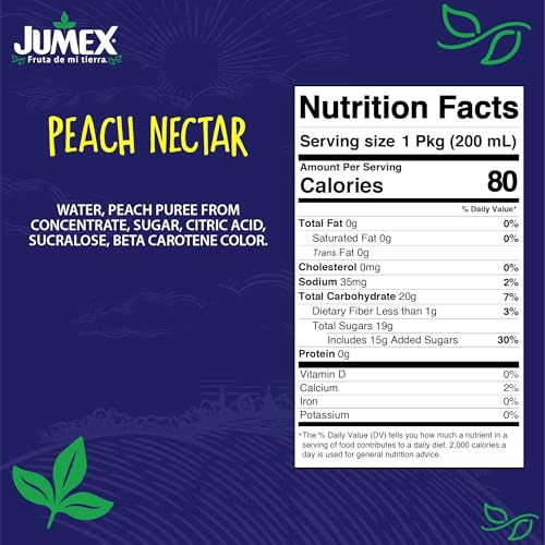 Jumex Apple Nectar Juice Boxes for Kids - Apple Juice Box with Straw - Mini Drinks for Kids - Made with Fresh Fruit Puree Concentrate - School Snacks & Smoothie Mix - 6.76oz, 24 Pack