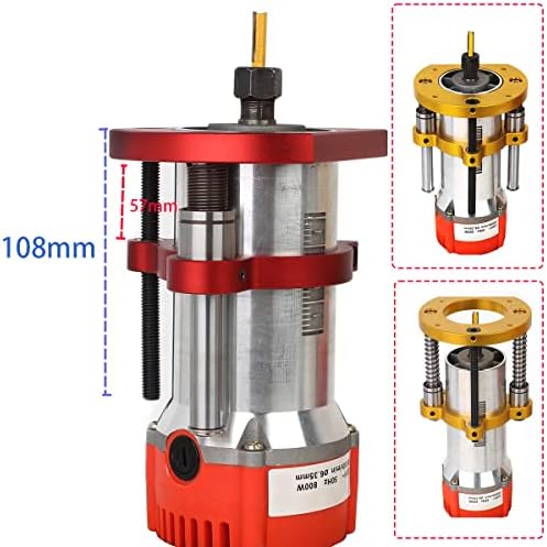 Aluminium Router Table Insert Plate And Router Lift for 65mm Diameter Universal Trimming Machine