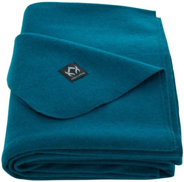 Arcturus Military Wool Blanket - Warm, Thick, Washable - Great for Outdoors, Camping, Stadium Blanket, Picnics, Travel - Car & Bushcraft Survival Kits