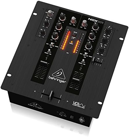 Behringer PRO MIXER NOX101 Premium 2 Channel DJ Mixer with Full VCA-Control and Ultraglide Crossfader