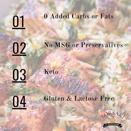 Borsari Seasoned Salt Combo - Multi-Use All Purpose Original and Orange Ginger Seasonings - Gourmet Sea Salt Blends With Herbs and Spices - Set of 2, 4 oz Shaker Bottles