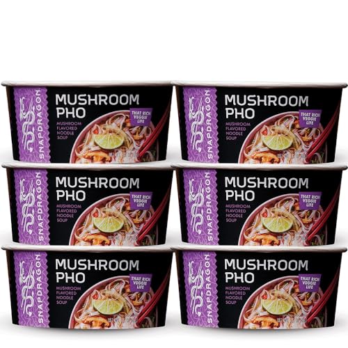 Snapdragon Laksa Curry Instant Noodle Bowls | Coconut Curry Flavor with Rice Noodles | Gluten-Free | No MSG Added | 2.1 oz (6 Pack)