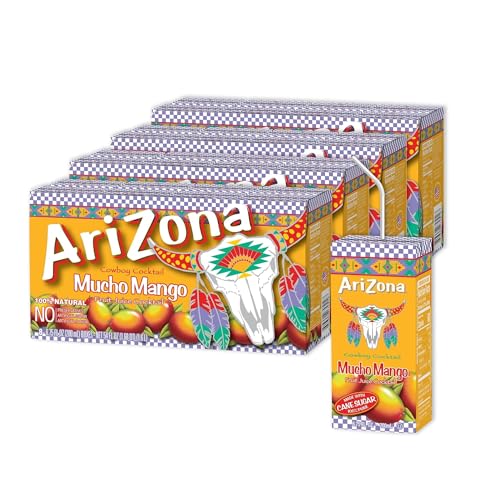 AriZona Fruit Punch, Juice Boxes | Cane Sugar | 6.75 fl oz (32 Pack)