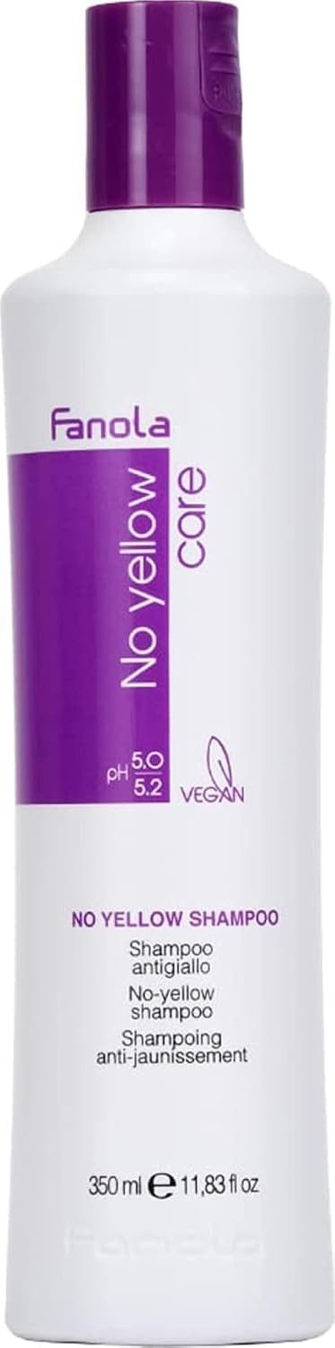 Fanola No Yellow Purple Shampoo - Purple Color Depositing Shampoo for Blondes