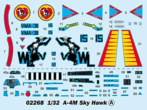 Trumpeter 1/32 A4M Skyhawk Carrier Launched Ground Attack Aircraft Model Kit