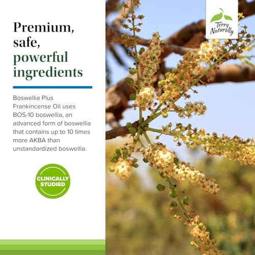 Terry Naturally Boswellia Plus - Healthy Inflammation Response - 60 Count | BosPure, Boswellia