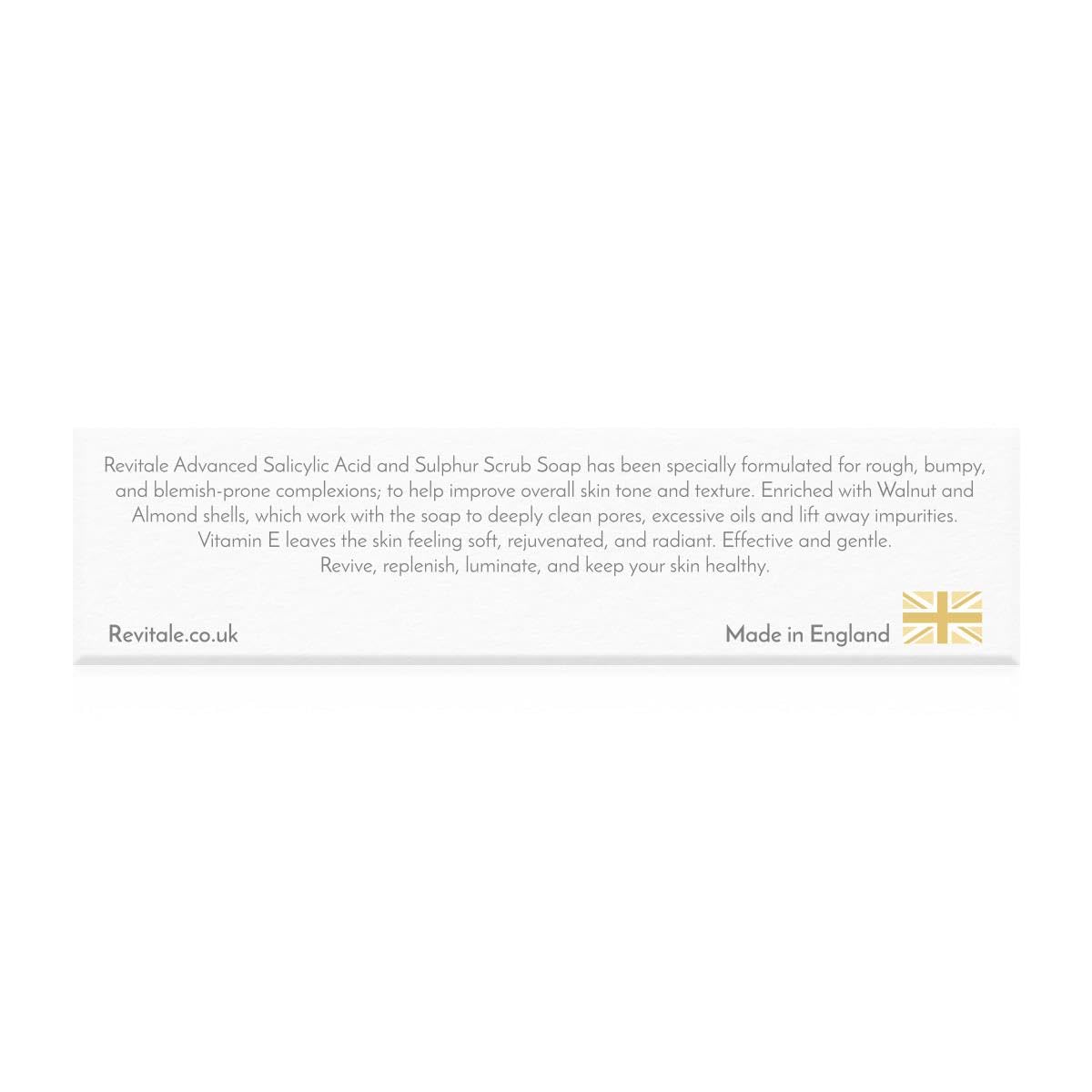 Revitale Advanced BHA Salicylic Acid & Sulphur Scrub Soap