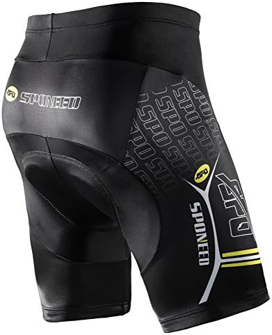 sponeed Men Bike Shorts Cushioned Biking Wear Gear Road Cycling Bottoms
