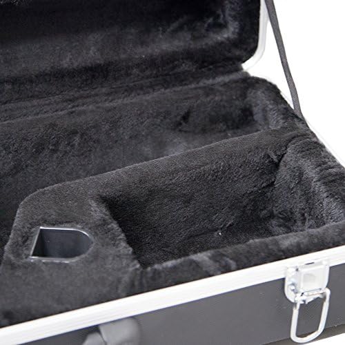 Lightweight ABS Case for Modern Standard Alto Saxophone, Black