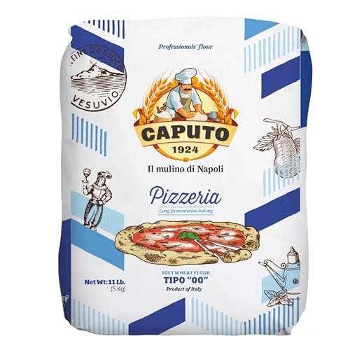 Antimo Caputo Chef's Flour 2.2 LB (Case of 10) - 22 LB Total - Italian Double Zero 00 Flour - Soft Wheat for Pizza Dough, Bread, & Pasta
