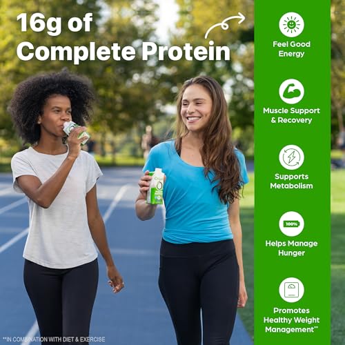 ORGAIN Organic Creamy Chocolate Fudge Shake 12 Pack, 11 FZ | Ready to drink grass-fed dairy protein, meal replacement, 20 vitamins & minerals, fruits & vegetables, non-GMO, gluten-free