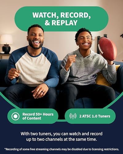 Tablo 4th Gen 2-Tuner Over-The-Air (OTA) DVR - Watch, Pause & Record Live TV, News