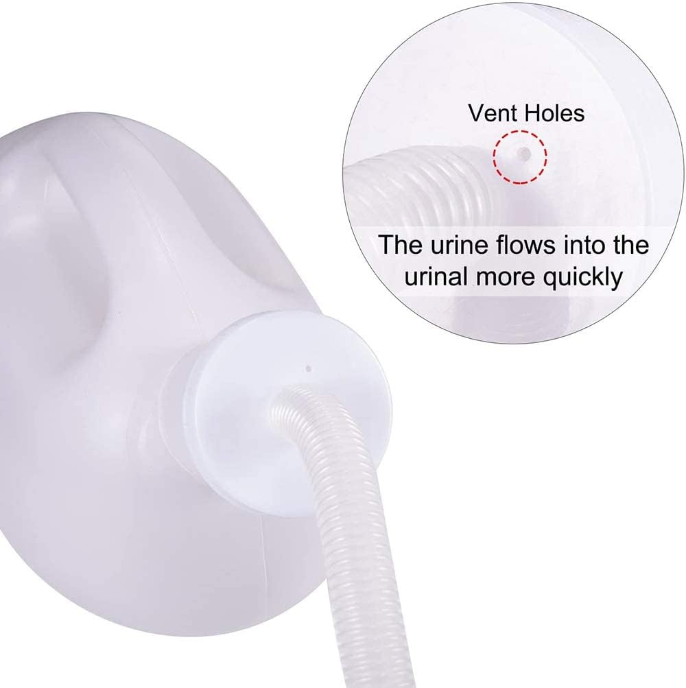 Urinals for Men, 2000ml Urine Bottle for Men, Male Portable Pee Bottle, Spill Proof Men's Potty Portable Urinal