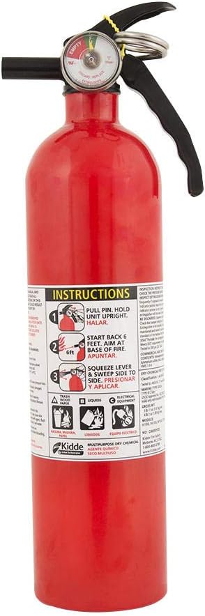 Kidde Multipurpose Fire Extinguishers, 2 Pack, Red