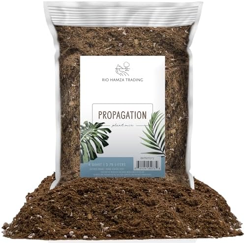 Planting Mix for Plant Propagation (4 Quarts), Hand Blended Soilless Mix for Propagating Plants, House Plants, and More