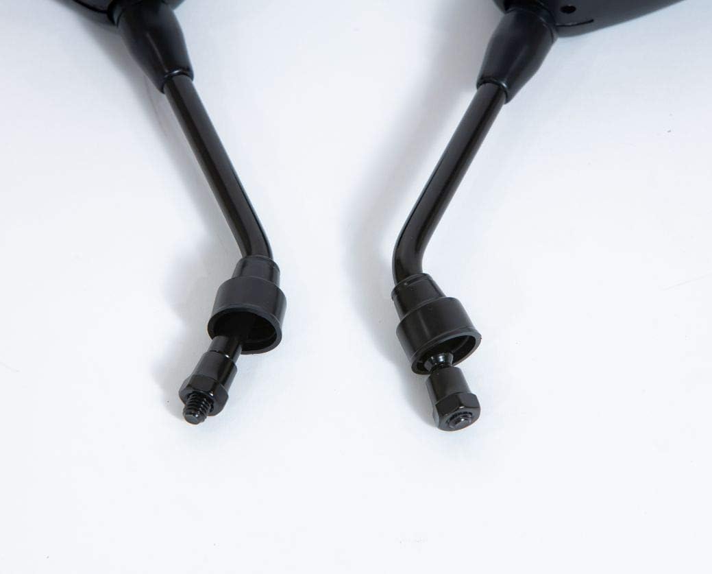 Deluxe Scooter Rear View Mirror Pair for Most Pride Mobility Scooters (Only Works with Scooters with Screw Holes On The Tiller)