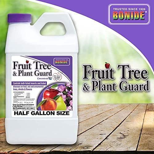 Bonide Fruit Tree & Plant Guard, 32 oz Concentrate | Multi-Purpose Fungicide, Insecticide, Miticide, For Home Gardening