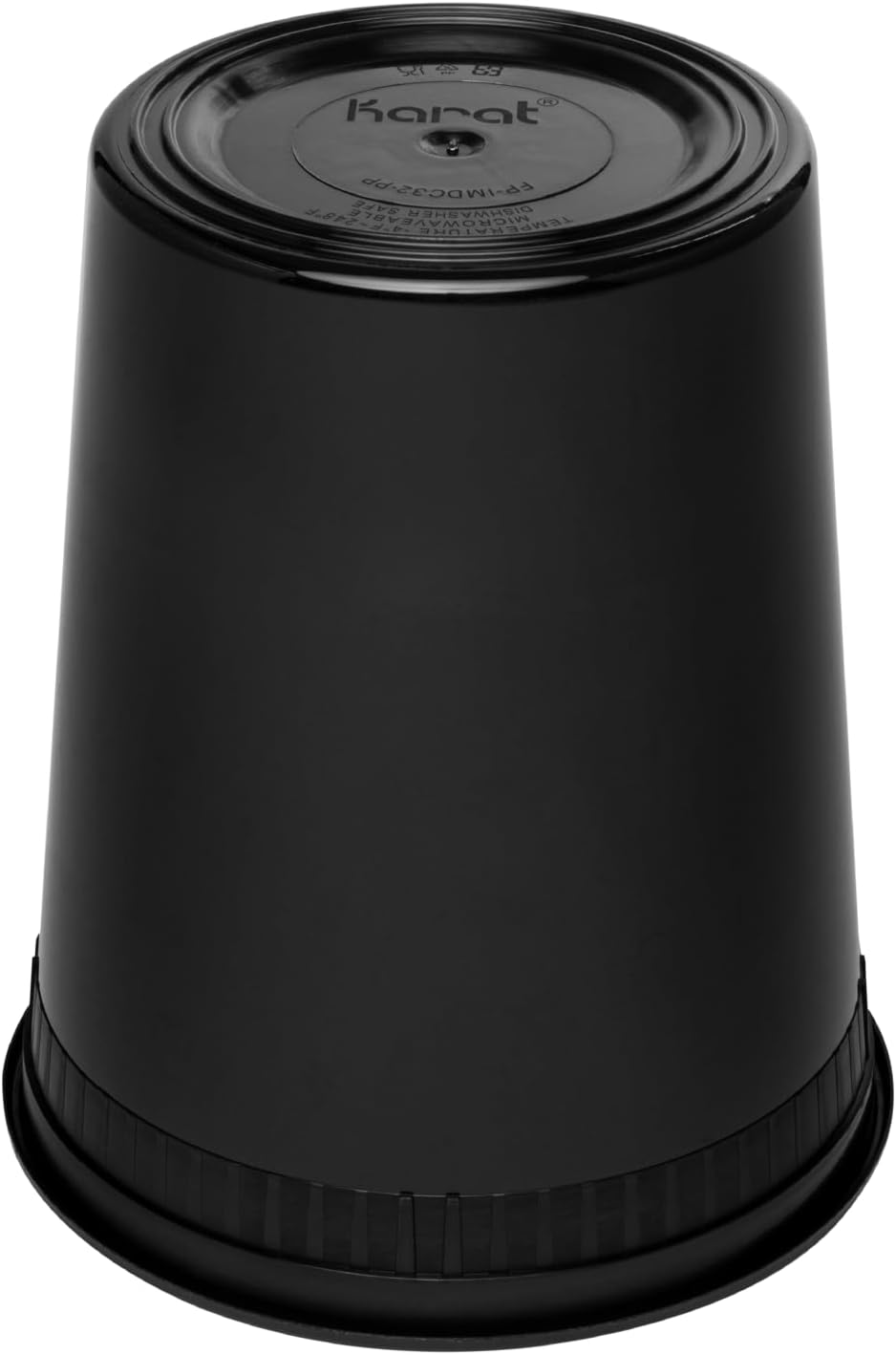 Karat [32oz - 240 ct] Clear PP Injection Molded Round Deli Containers with Lids (FP-IMDC32-PP)