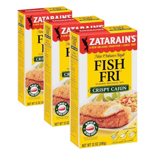 Zatarain's Crispy Cajun Fish Fri Seafood Breading Mix, 12 oz