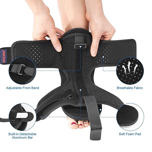 Plantar Fasciitis Night Splint Drop Foot Orthotic Brace, Adjustable Plantar Fasciitis Brace, Improved Dorsal for Effective Relief from Plantar Fasciitis, Achilles Tendonitis, Ankle Pain