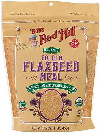 Bob's Red Mill Golden Flaxseed Meal, 16.0 Ounce (Pack of 2)